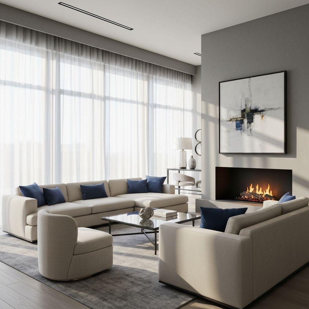 세련된 거실 인테리어